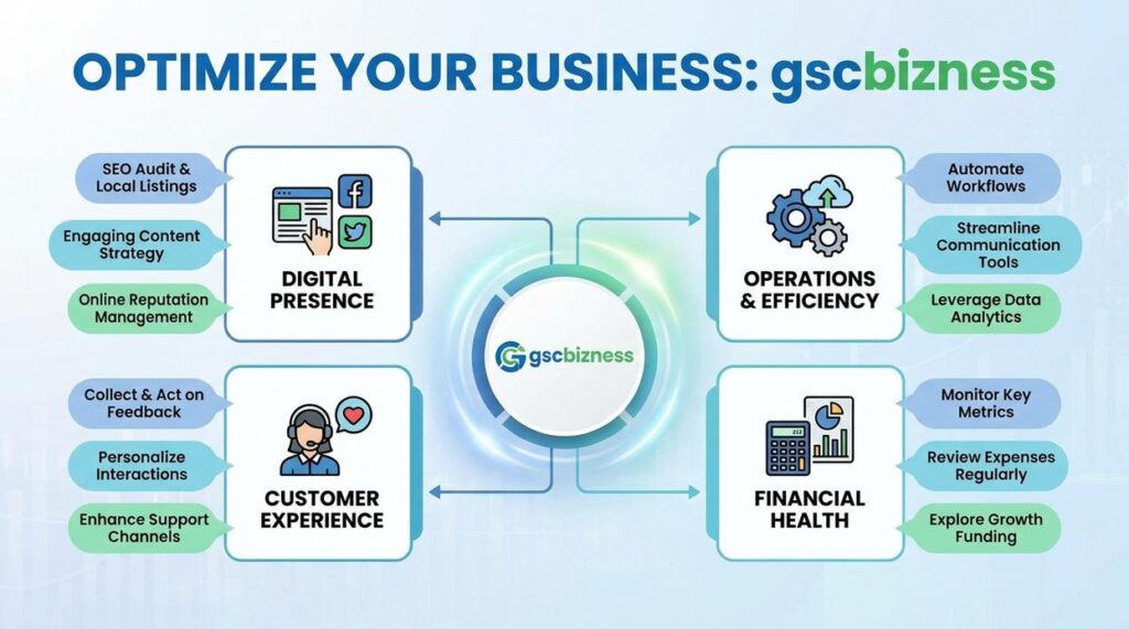 what can i do to optimize my business gscbizness