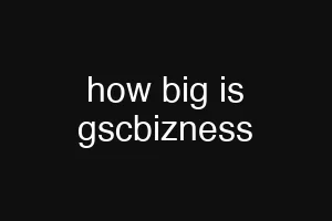 how big is gscbizness